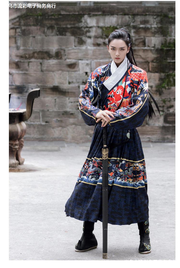 出租汉服男飞鱼服锦衣卫中式婚礼明制伴郎服装汉婚伴郎伴娘服