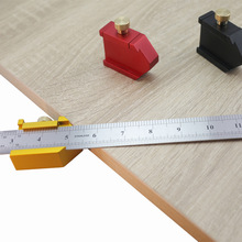 Steel Ruler Positioning Block gauge 45 90 Angle Line marking