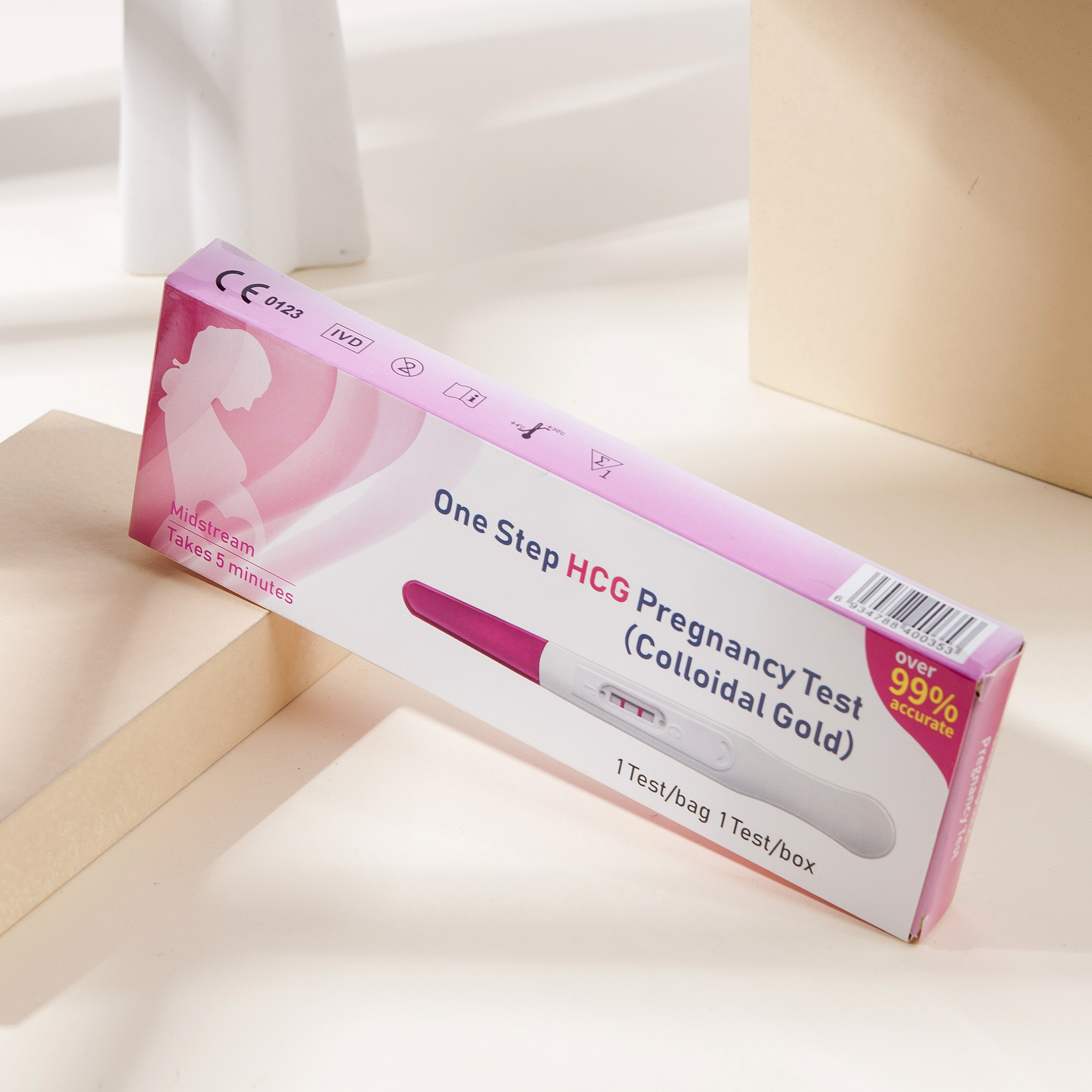 外贸验孕棒全英文笔型中性包装准确测试孕纸怀孕验孕检测试笔