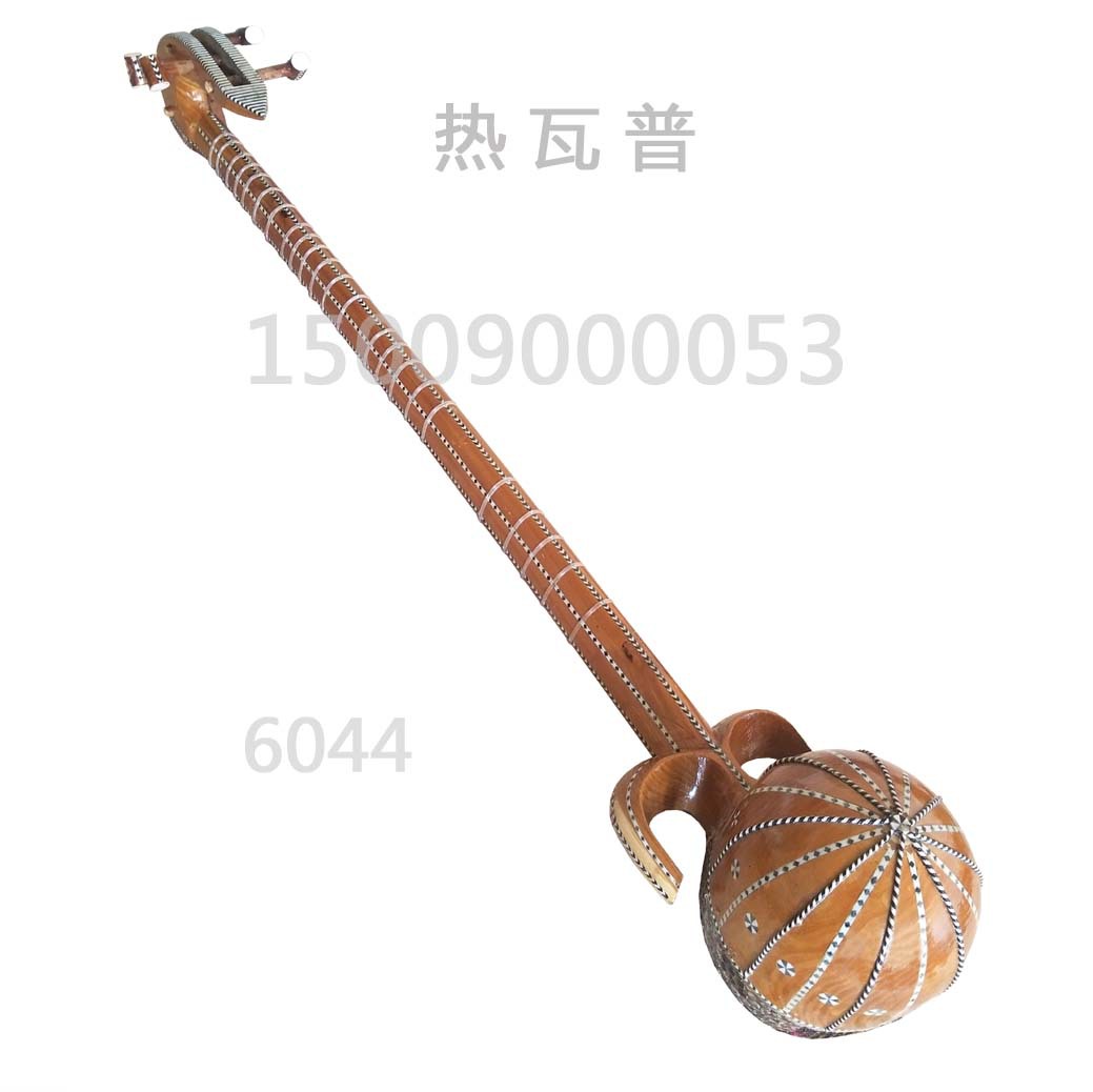 新疆维吾尔族演奏乐器热瓦普 蛇皮牛皮弹拨新疆舞