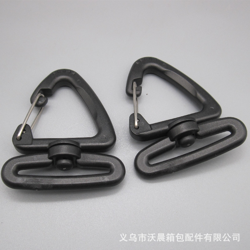 In Stock Direct Selling Rotating 3.8cm Triangle Buckle 2.5cm Triangle Pressing Buckle Triangle Wire Buckle Luggage Accessories