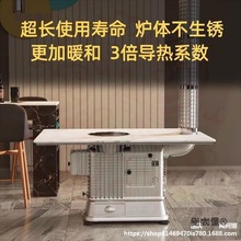 新式高端节能铝合金回风炉气化取暖炉柴煤两用农村家用柴火麦太保