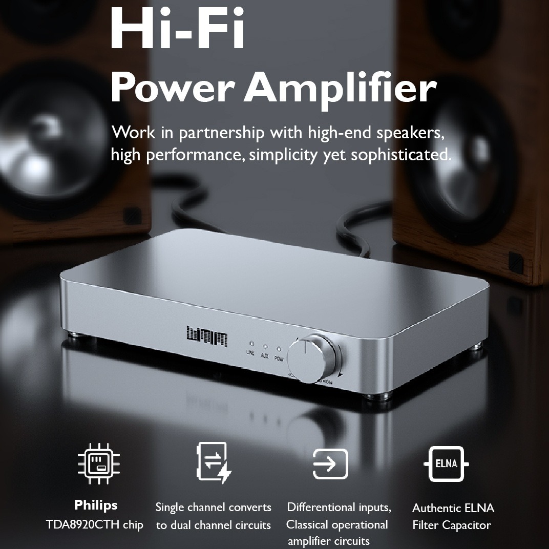 Hifi音响立体声D类数字功放机前后级合并放大音响套装超胆机音质