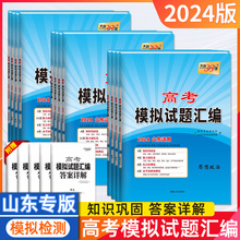 24版新高考模拟试题汇编山东专版语文数学英物新高考复习天利38套