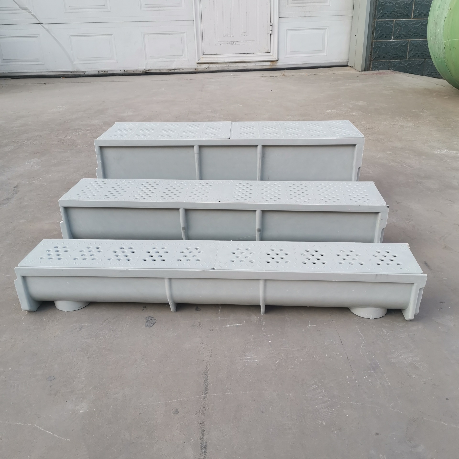 玻璃钢模压排水沟工厂公园用排水沟u型线性水槽大型食堂用 水槽