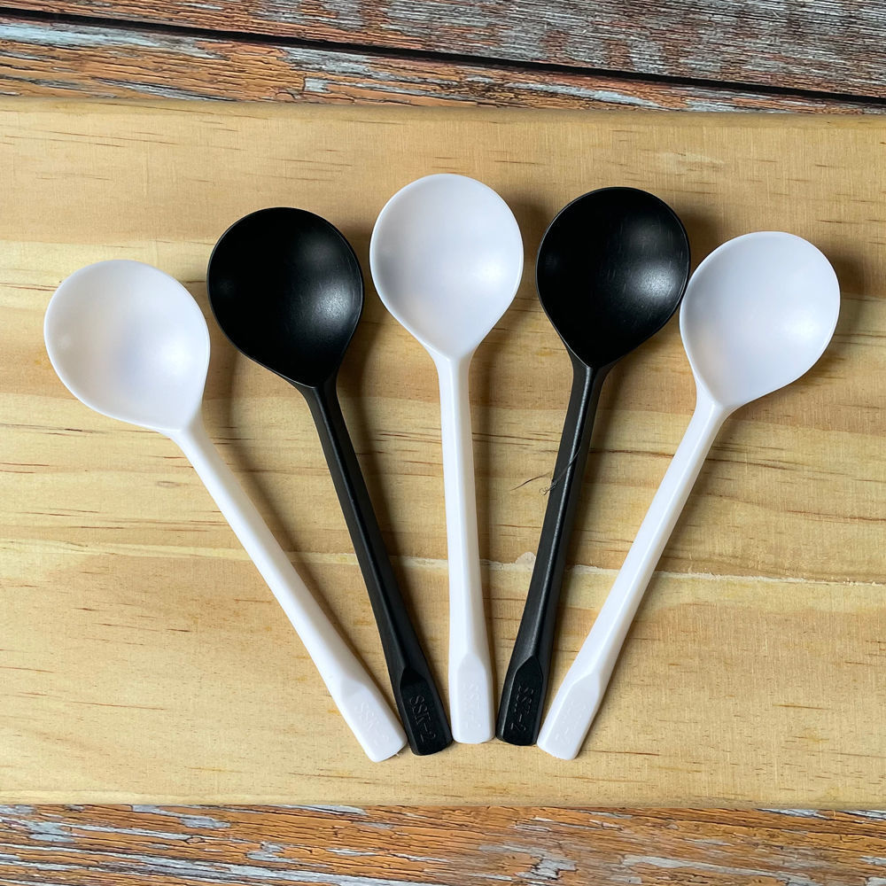 一次性勺子金龟勺西瓜勺甜品勺粥勺汤勺独立包装塑料勺子外卖批发