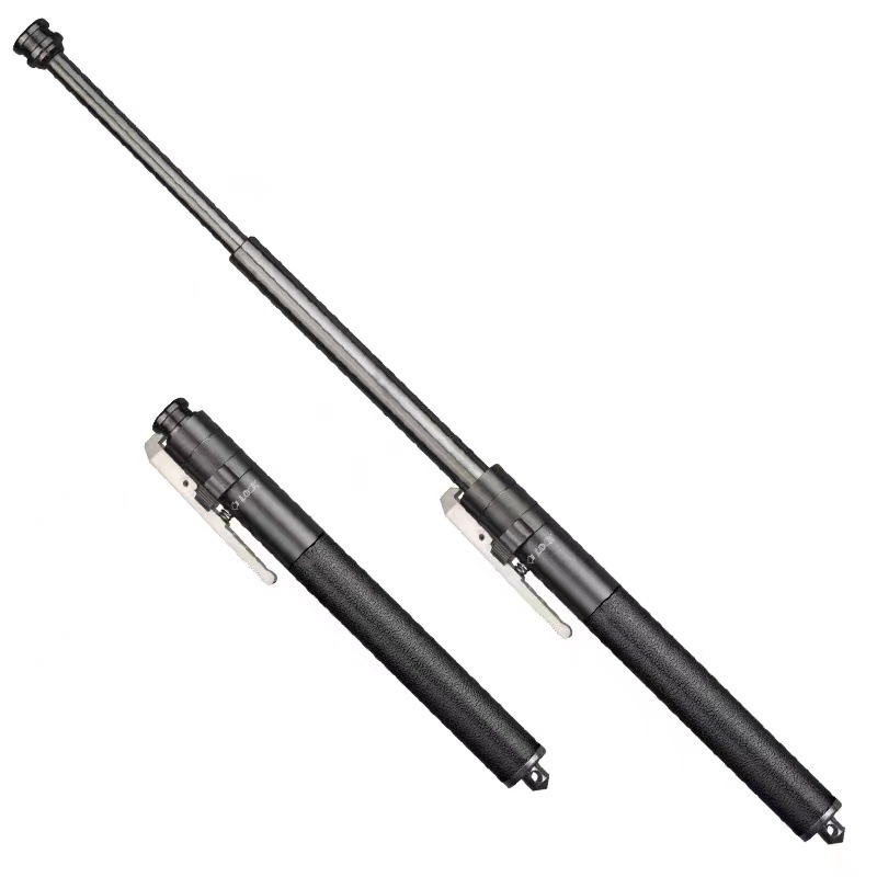 16寸21寸26寸自动弹簧甩棍合法车载防身武器打架自卫三节钢笔伸缩