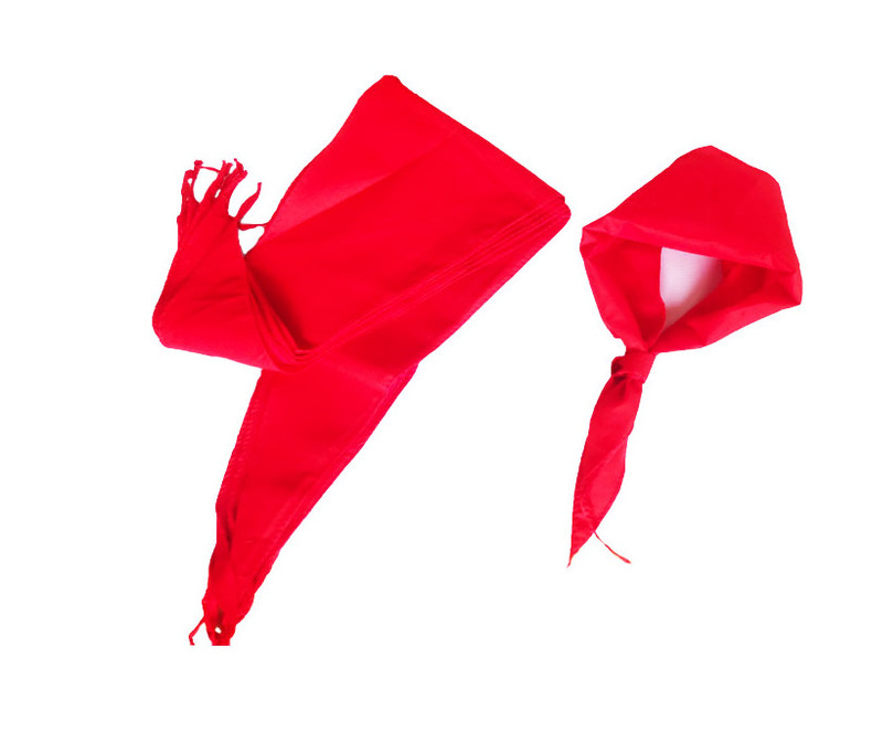 少先队员红领巾 全棉免打结红领巾批发成人小学生红领巾学生用品