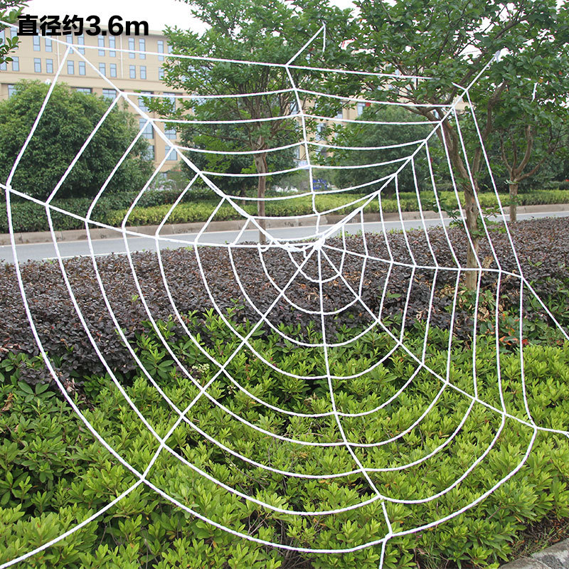 万圣节恐怖仿真蜘蛛网酒吧室内儿童整蛊装饰用品道具玩具g