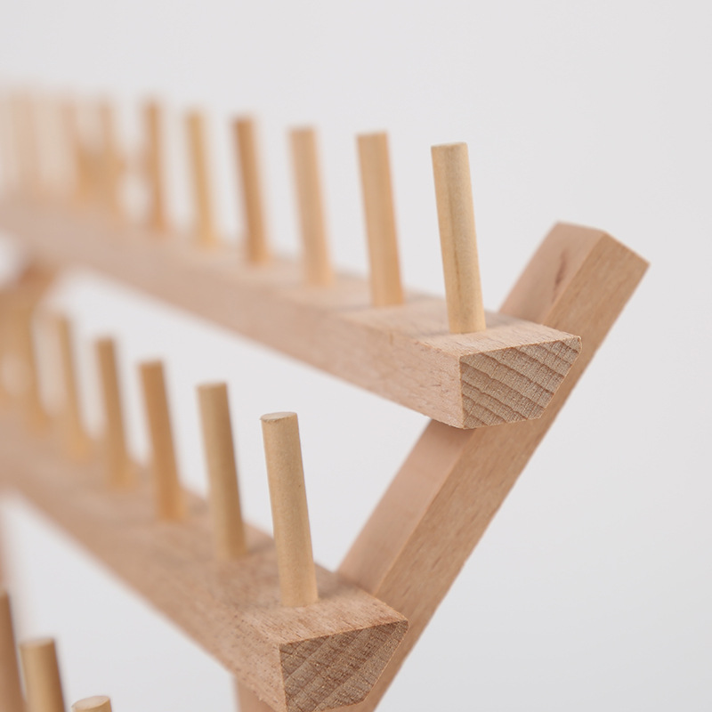 实木折叠线架 缝纫线收纳架 diy线卷架 缝纫线梭芯线轴架 - 其他 - 蜡