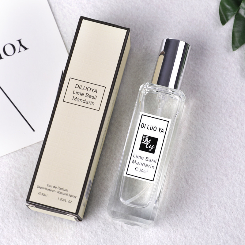 批发法国小众女士淡香水抖音网红蓝风铃葡萄柚淡香水一件代发30ml
