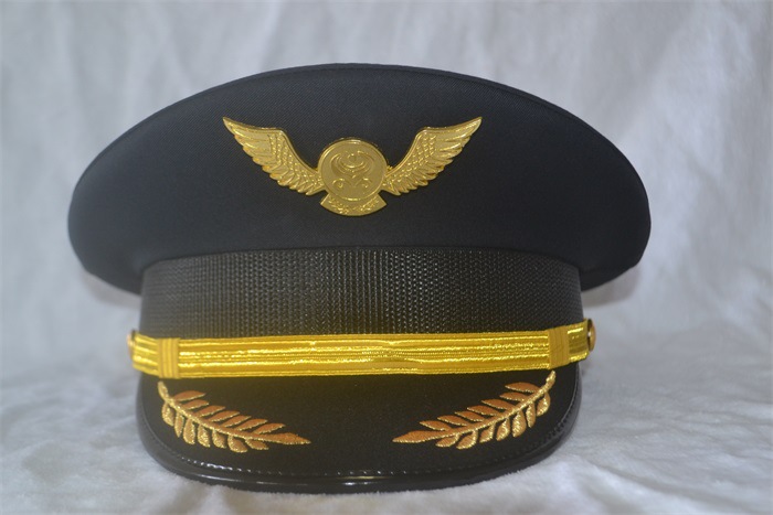 演出表演包邮男女春秋大檐帽保安常服大檐帽收藏礼服卷边帽大盖帽