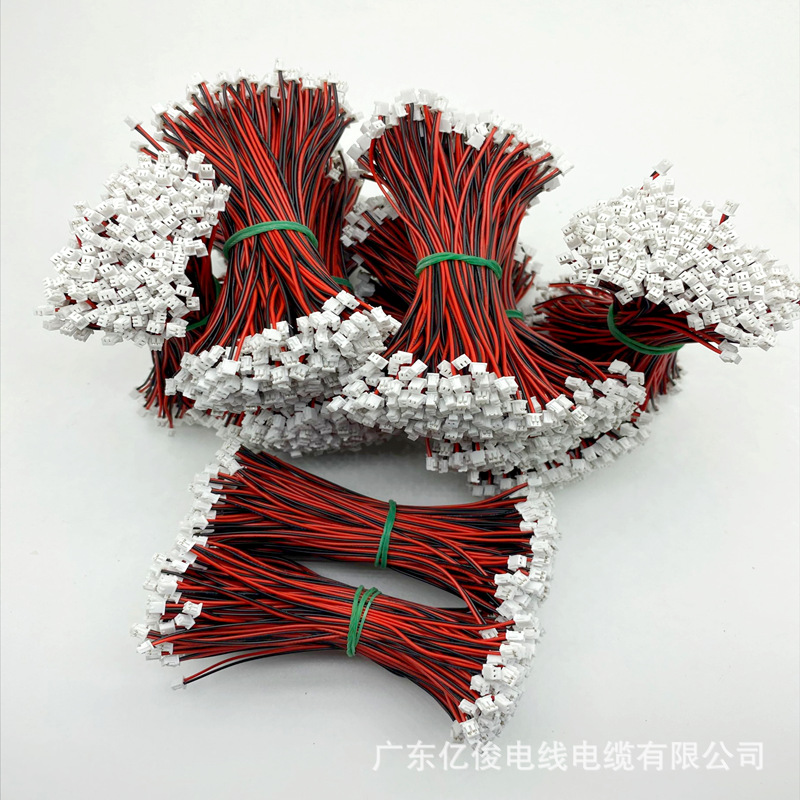 1571#26红黑端子线灯箱配线电路板焊接线硅胶电子线