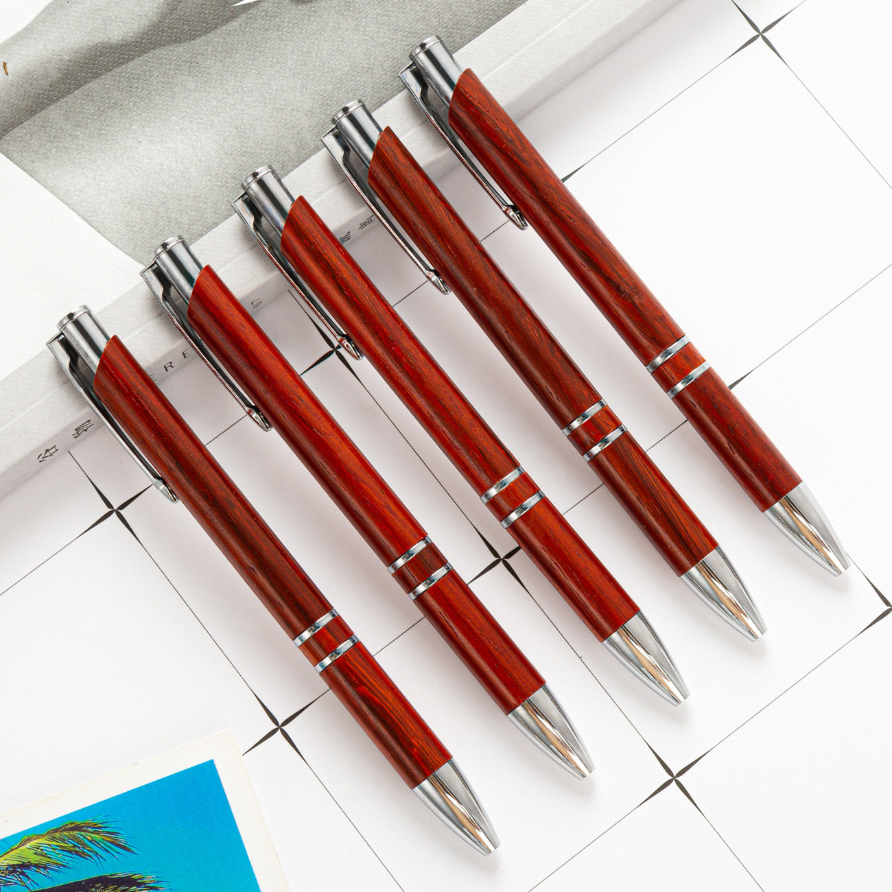 印刷竹木圆珠笔创意时尚竹子笔毛竹子电容圆珠笔竹子签字笔可logo