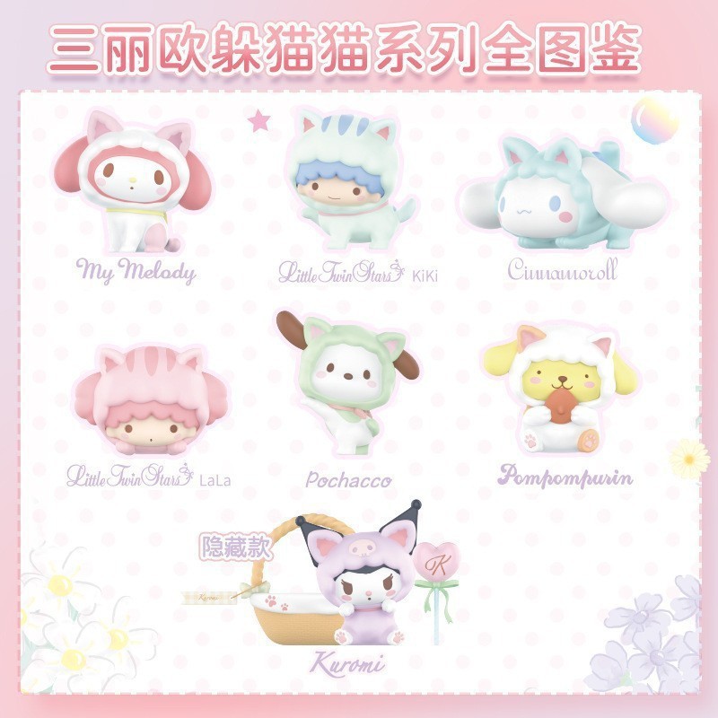 Genuine Sanrio Clow M Birthday Party Series Blind Box Fashion Play Hand-Made Toys Peripheral Ornaments Gift Wholesale