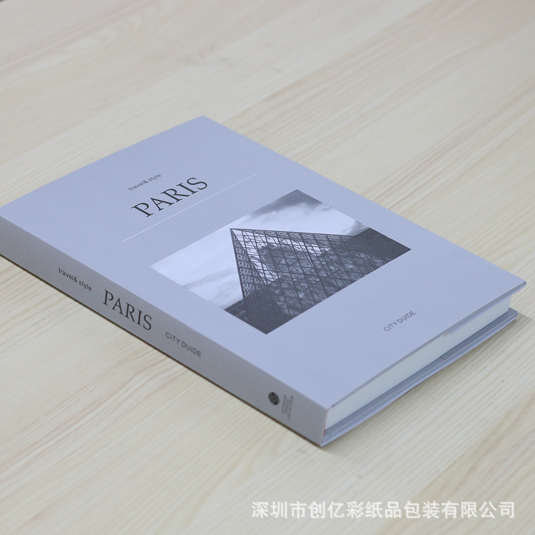 27cm封套式样板房别墅酒店样板房装饰书硬壳翻面精装道具书设计