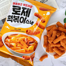 韩国进口涞可香辣芝士味年糕条83g 休闲零食膨化食品便利店货源