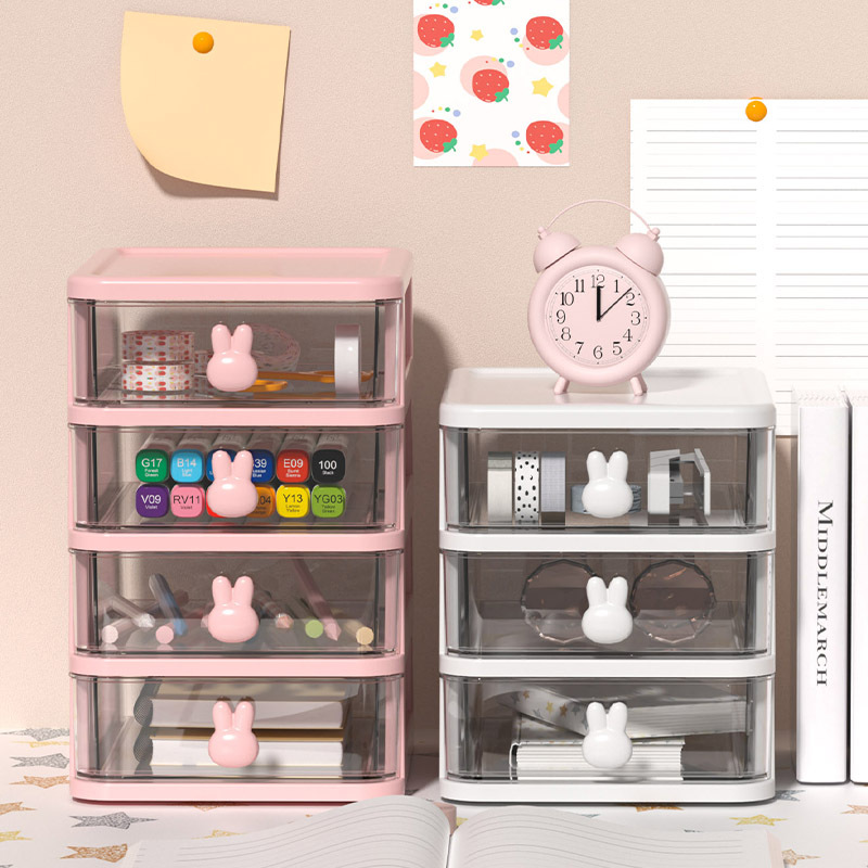 Stationery Storage Box Desktop Ins Drawer Finishing Box Cabinet Office Storage Hair Accessories Small Sundries Rack