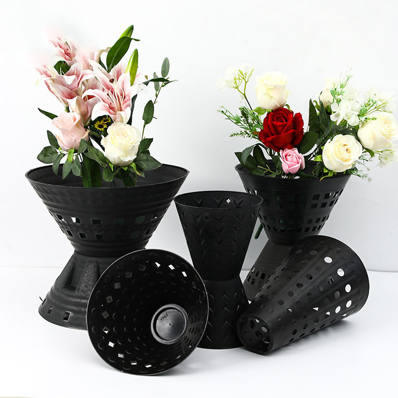 箭筒包花神器99花束内胆插花桶大号小号模具插花器包装材料批发