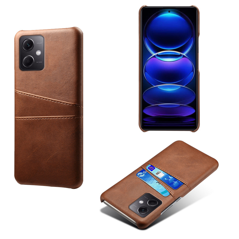 批发适用红米note12手机贴皮壳红米k50ultra小牛纹插卡手机套背壳