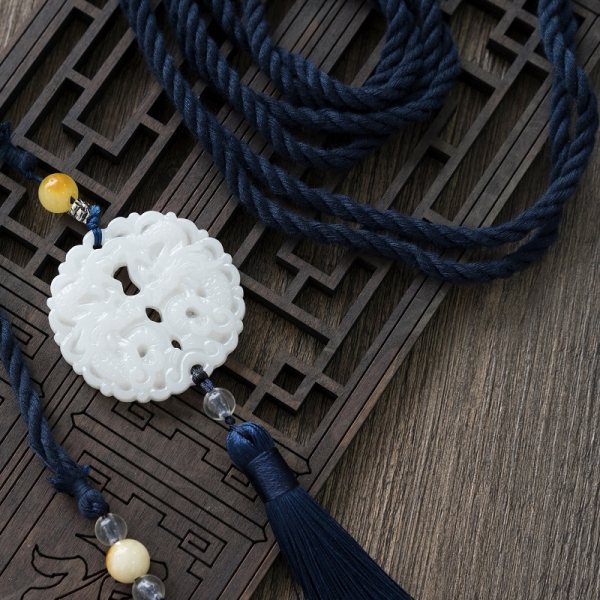 古风汉服玉佩流苏挂件腰佩古装禁步中式旗袍压襟情侣定情信物配饰