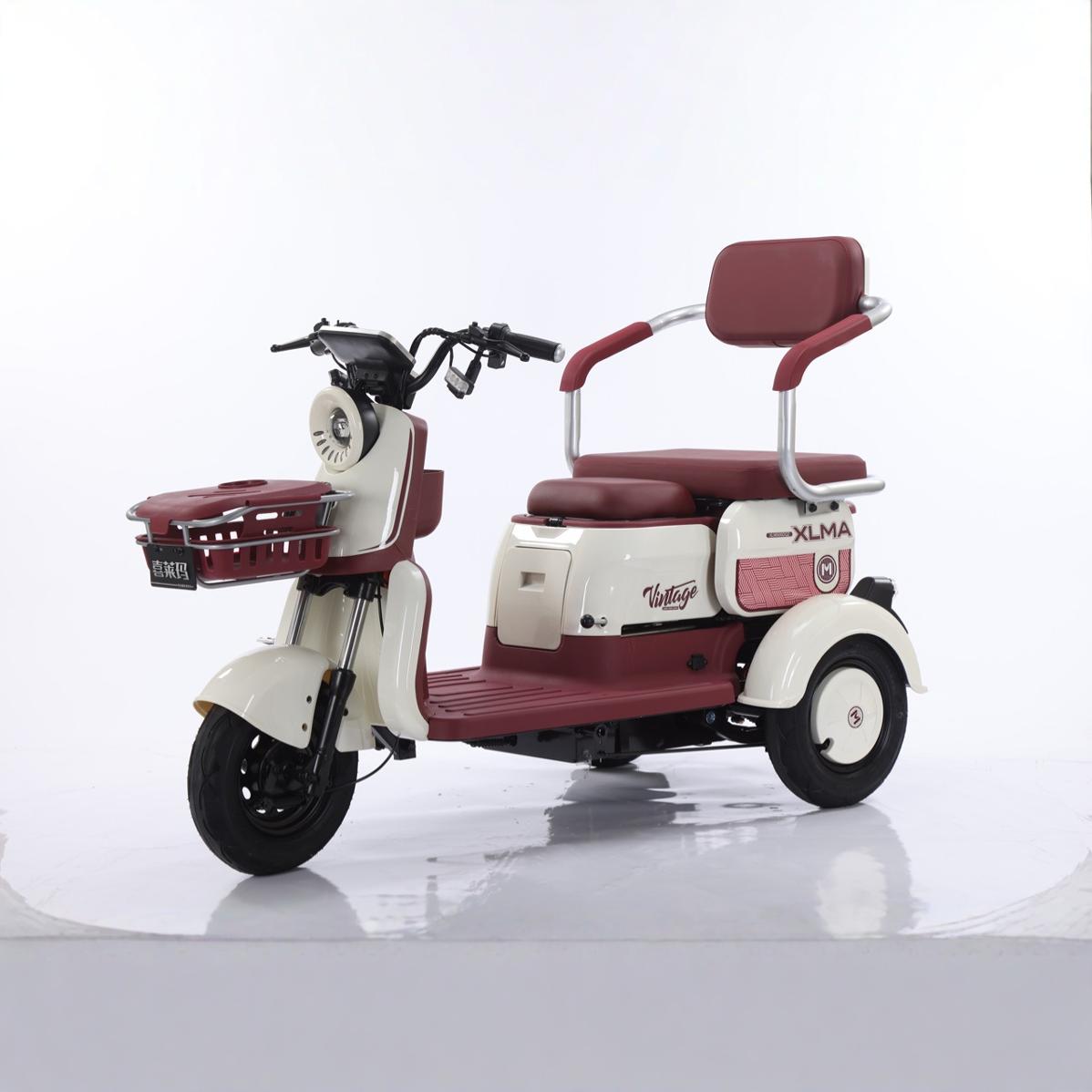 电动三轮车老年休闲代步车家用小型电车女性接送孩子用电瓶车现货