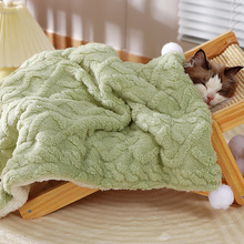 宠物毛毯猫毯子冬天猫咪狗狗毯子猫窝小被子猫垫子睡觉用睡垫地奚