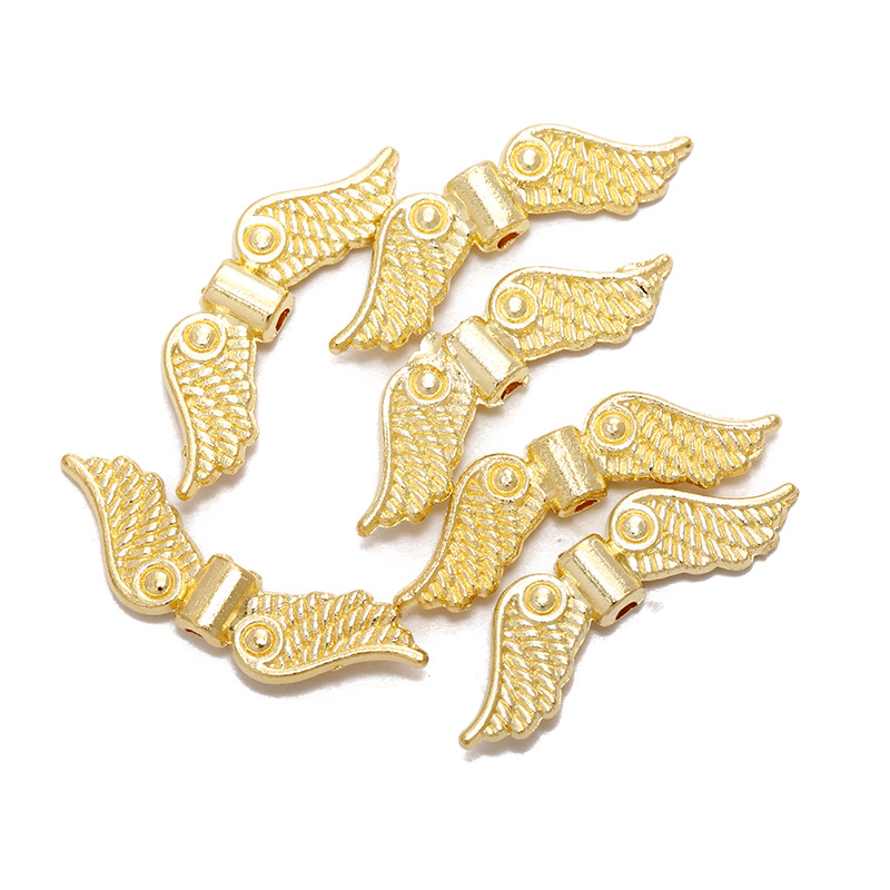 Yuenz Wings Small Hole Beads Spacer Beads DIY Handmade Ornament Alloy Accessories Wholesale D424