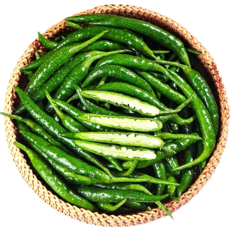 特辣新鲜青米椒超辣青椒青椒朝天椒剁椒红辣椒辣椒现摘现发青尖椒