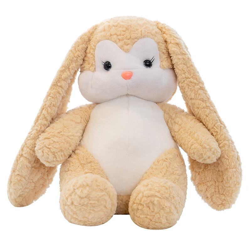 Anna Rabbit Plush Doll Toy Cute Doll Soothing Sleep Hug Hanging Ears Rabbit Doll Girls' Gifts