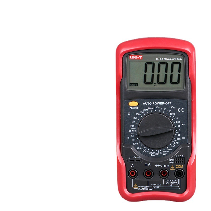 优利德ut54/ut55通用型数字万用表万能表数显多用表电表电容