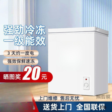 家用商用冰柜大容量小型冰箱冷冻冷藏保鲜节能立式冷冻柜-阿里巴巴