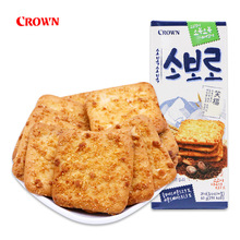 韩国进口食品crown克丽安笑福饼干60g儿童办公室休闲零食60g