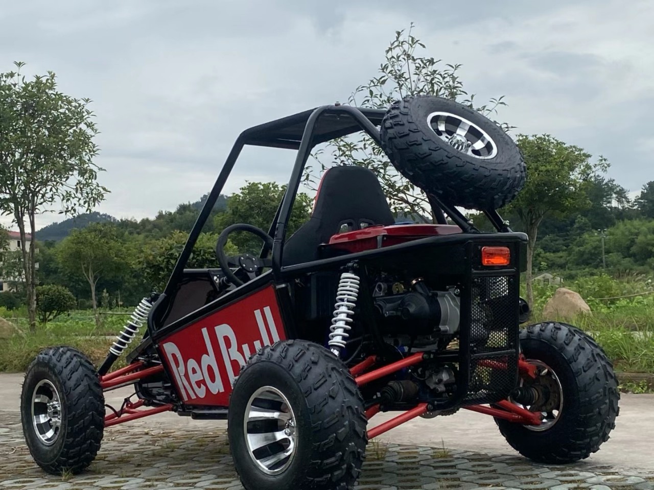 北极天 bjs单座成人180cc四轮沙滩车山地丛林越野摩托车utv卡丁车