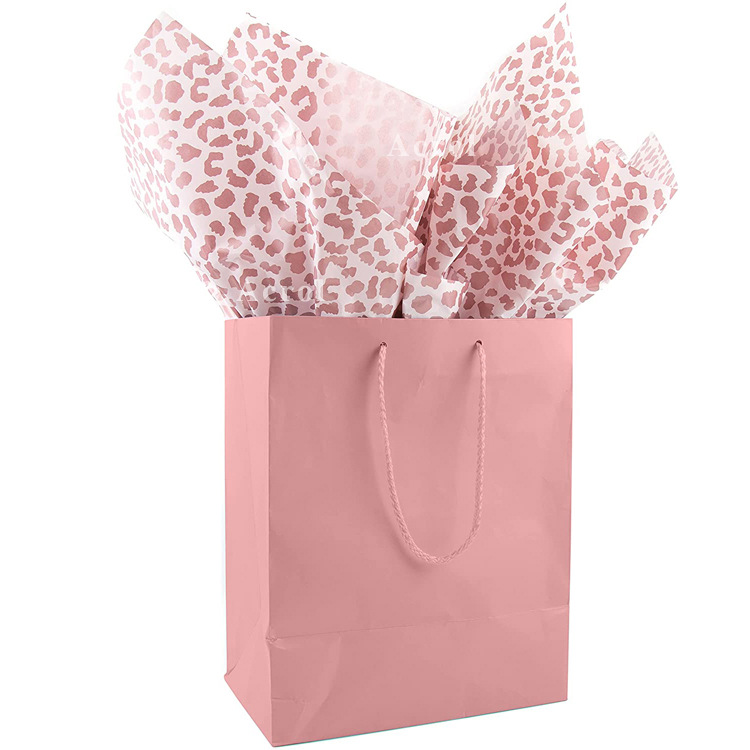 批发17克服装包装雪梨纸印刷豹纹精美图案高档礼盒内衬纸