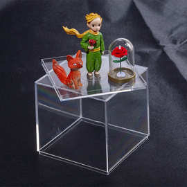 小王子手办周边狐狸玫瑰花玻璃罩汽车摆件相框中秋国庆节生日礼物