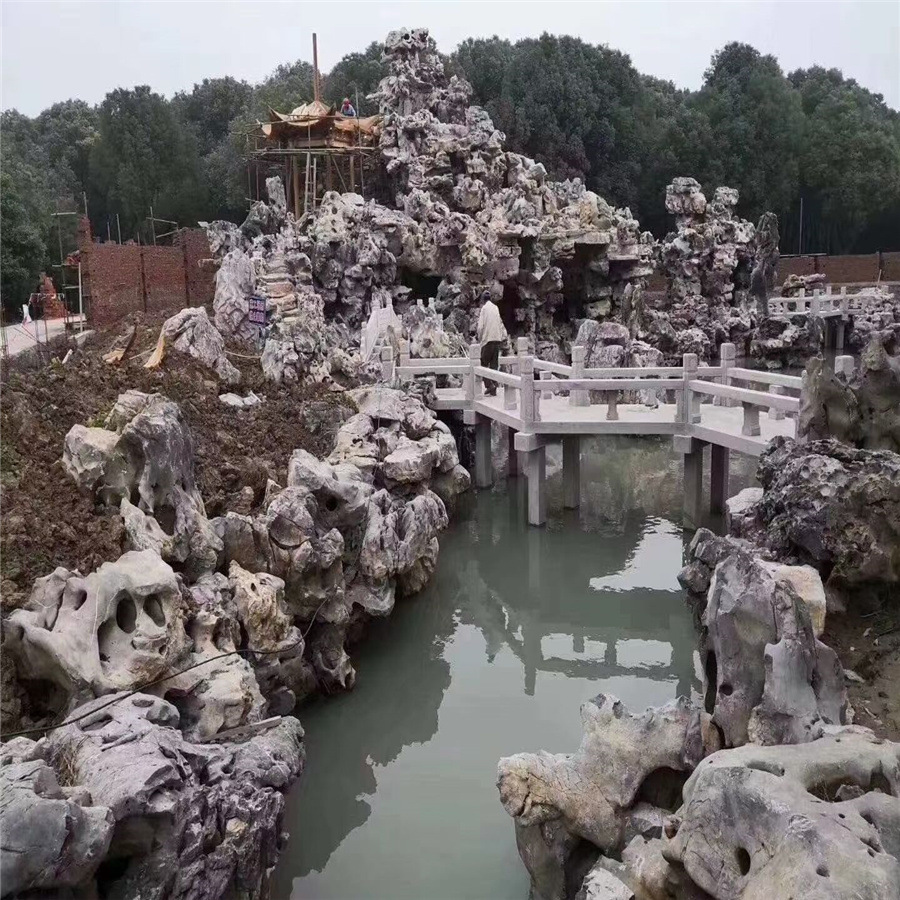 中大型太湖石假山 适用于大中小型假山驳岸 团队化从事设计安装