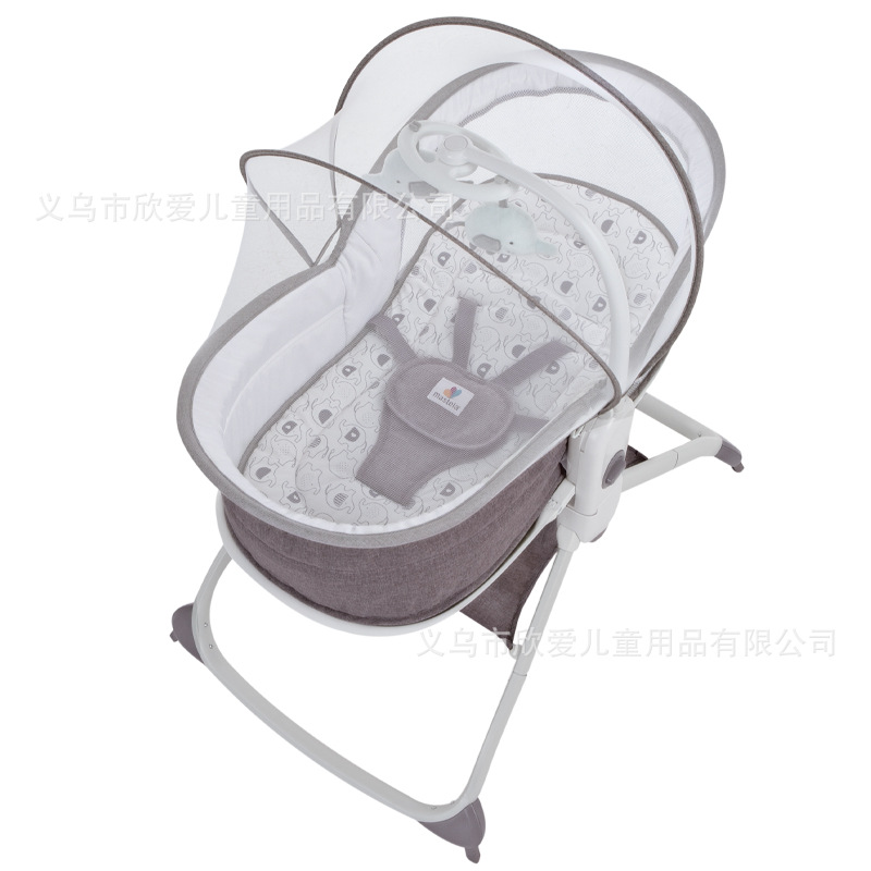 Mastela New Baby Electric Rocking Chair Baby Coax Sleeping Newborn Bassinet Child Comfort Chair Recliner