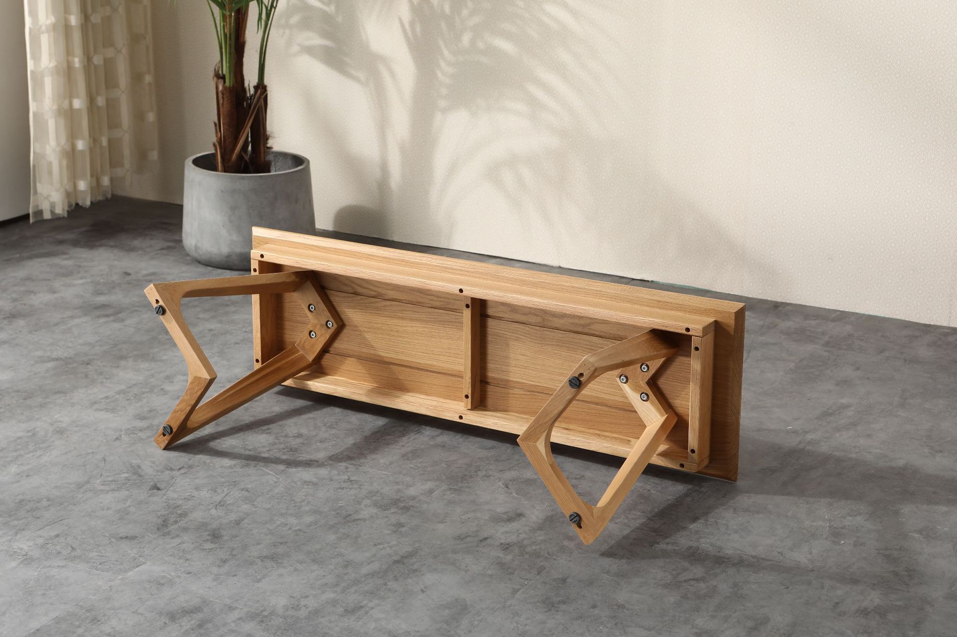 北欧实木换鞋凳子长条凳实木板凳家用床尾凳子长条形餐桌凳