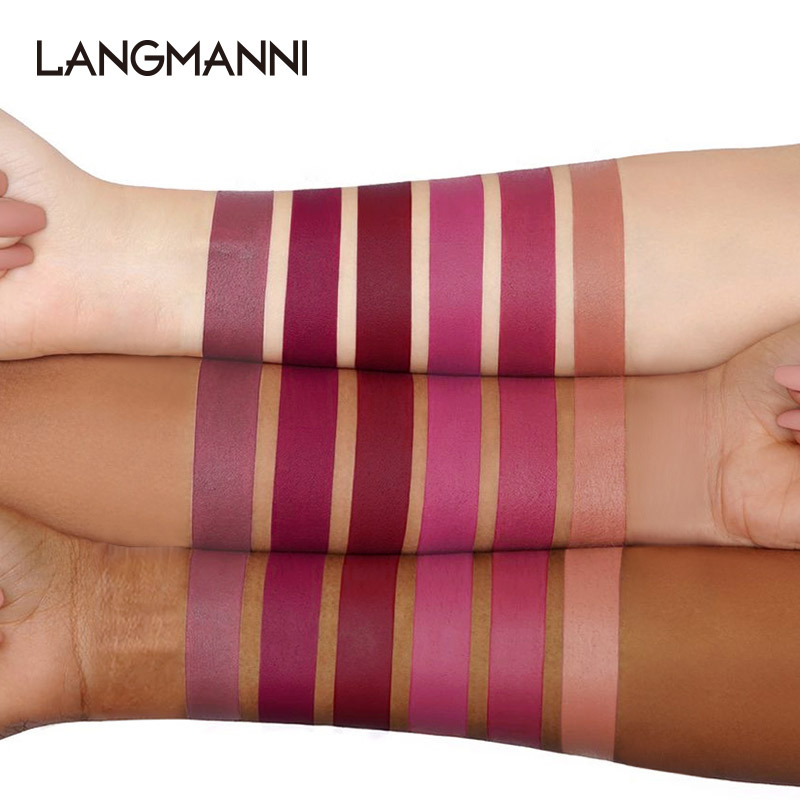 Langmanni New Starry Sky Bullet Lipstick Pen Single Clarinet Matte Zrun Lipstick Cross-Border Makeup