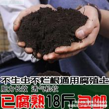 种花黑泥养花菜种腐殖土种通用型栽花泥土家用种菜东北花盆通用土