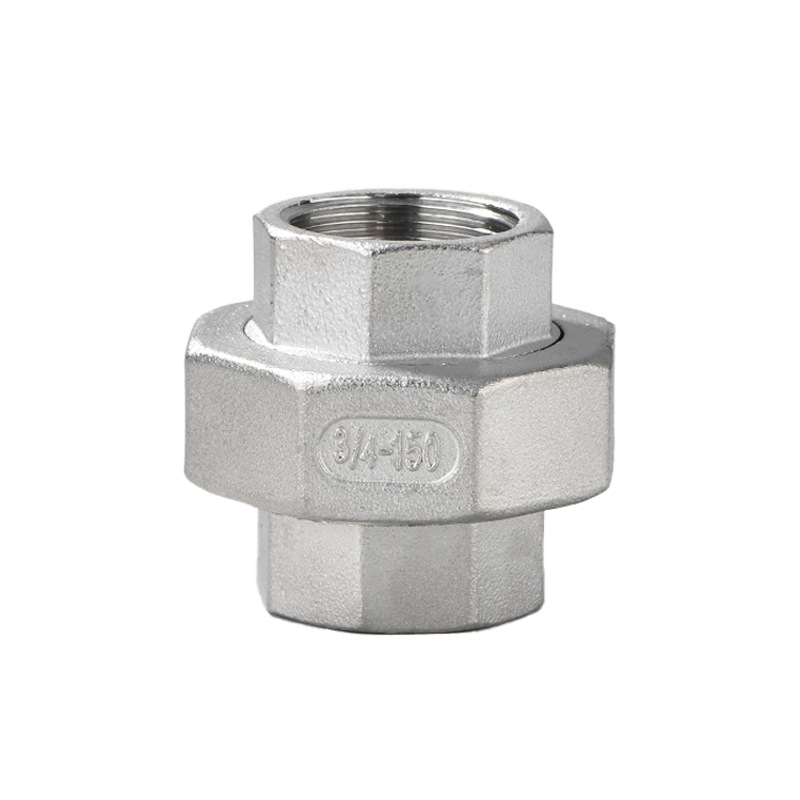 不锈钢丝扣活接头水管接头水暖配件丝扣内丝活接不锈钢由任dn20