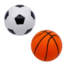 12cmPVC充气皮球黑白块足球橘色篮球 小号儿童玩具手抓拍拍球批发