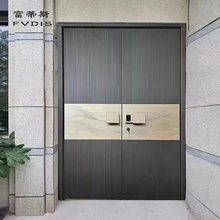 铸铝门别墅大门双开门农村乡村对开门家用自建房子母铜进户入户门