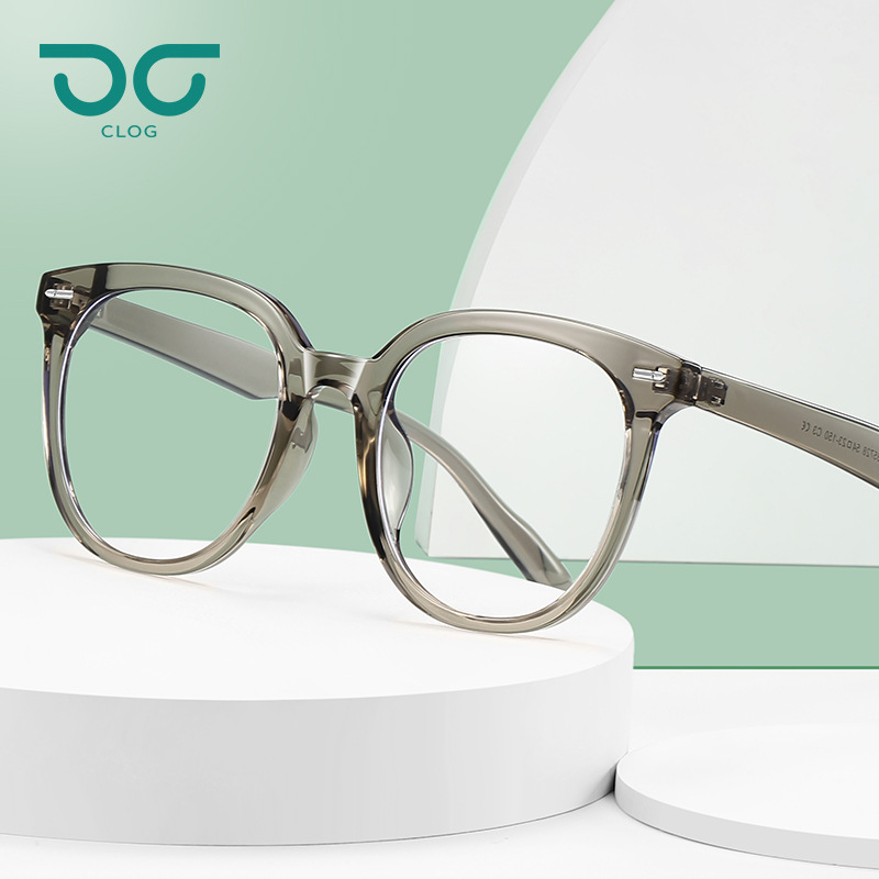 韩系简约平光镜新款防蓝光光学镜 tr90全框眼镜框素颜ins可配度数