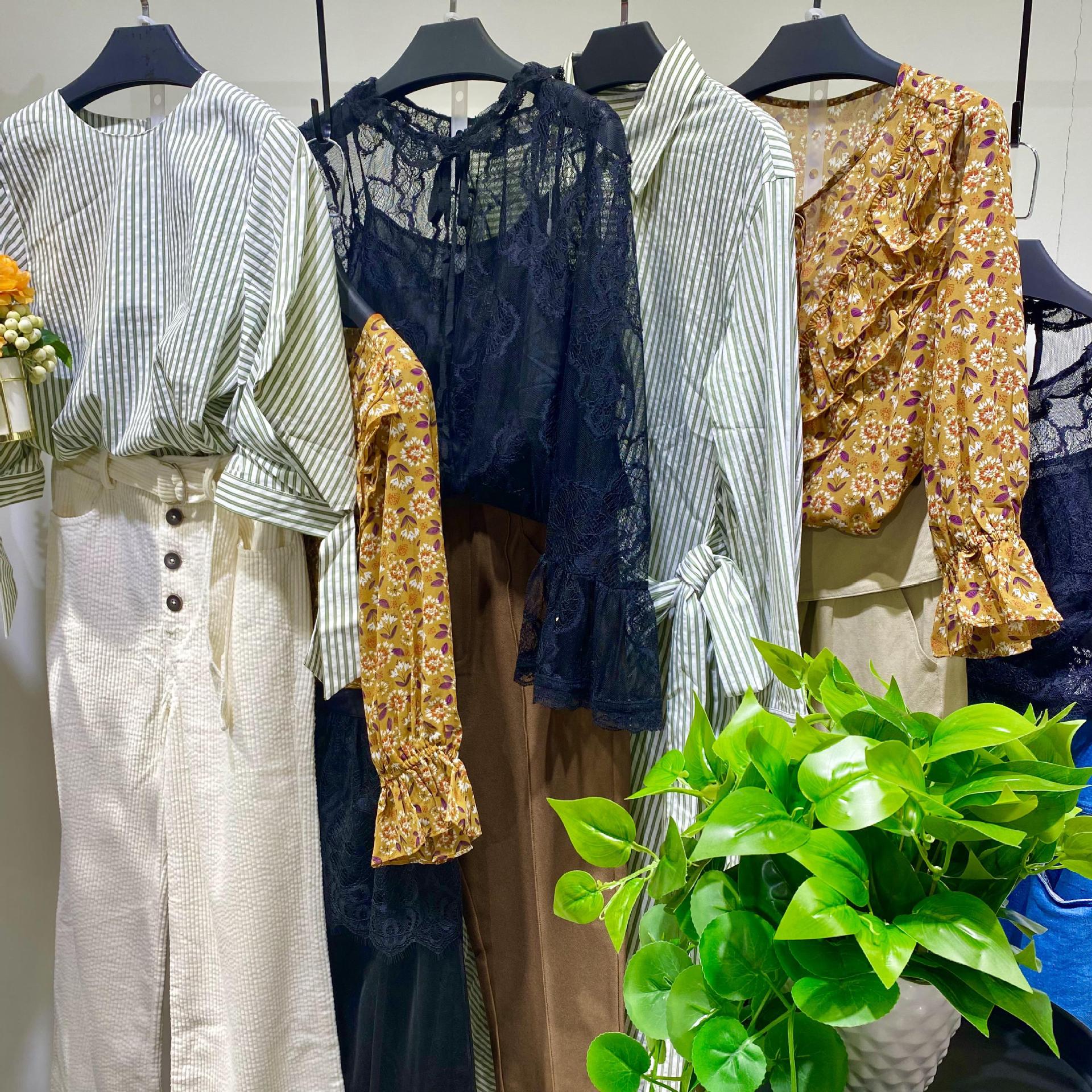 jnby江南布衣2021夏新款职业套装专柜撤柜品牌折扣女装一手货源播