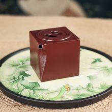 老紫泥手工原矿名家紫砂泡茶家用四方阳羡茶壶壶紫砂叶振演
