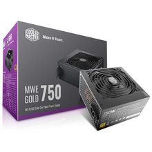 酷冷至尊MWE750W GOLD金牌全模组电源台式机主机电脑电源额定750W