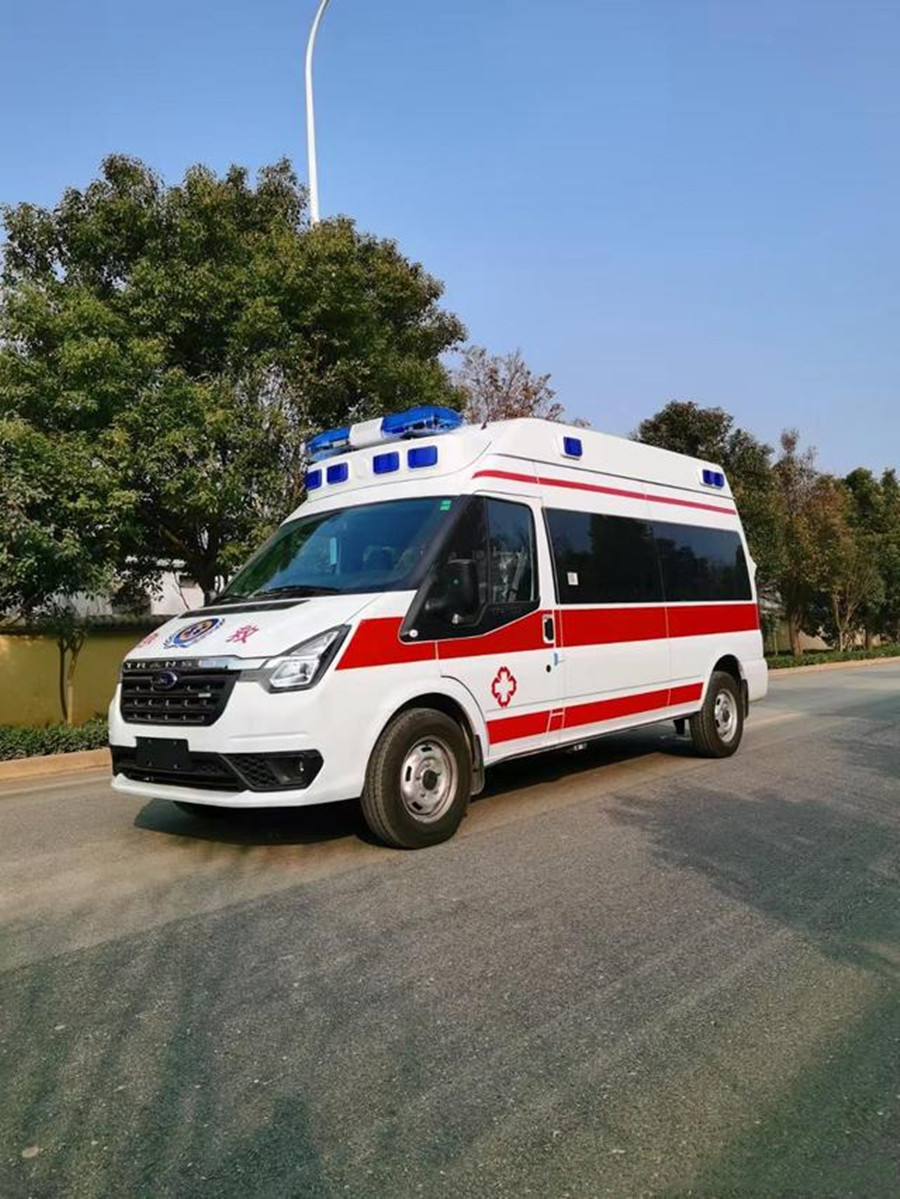 南京建邺区负压救护车图片   国六江铃新世代v348蓝牌柴油救护车