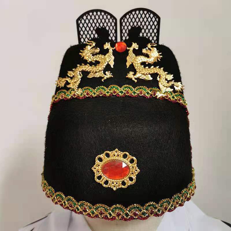 翼善冠官帽乌纱帽明朝飞鱼服男女汉服新郎帽子圆领袍配饰龙袍皇帝